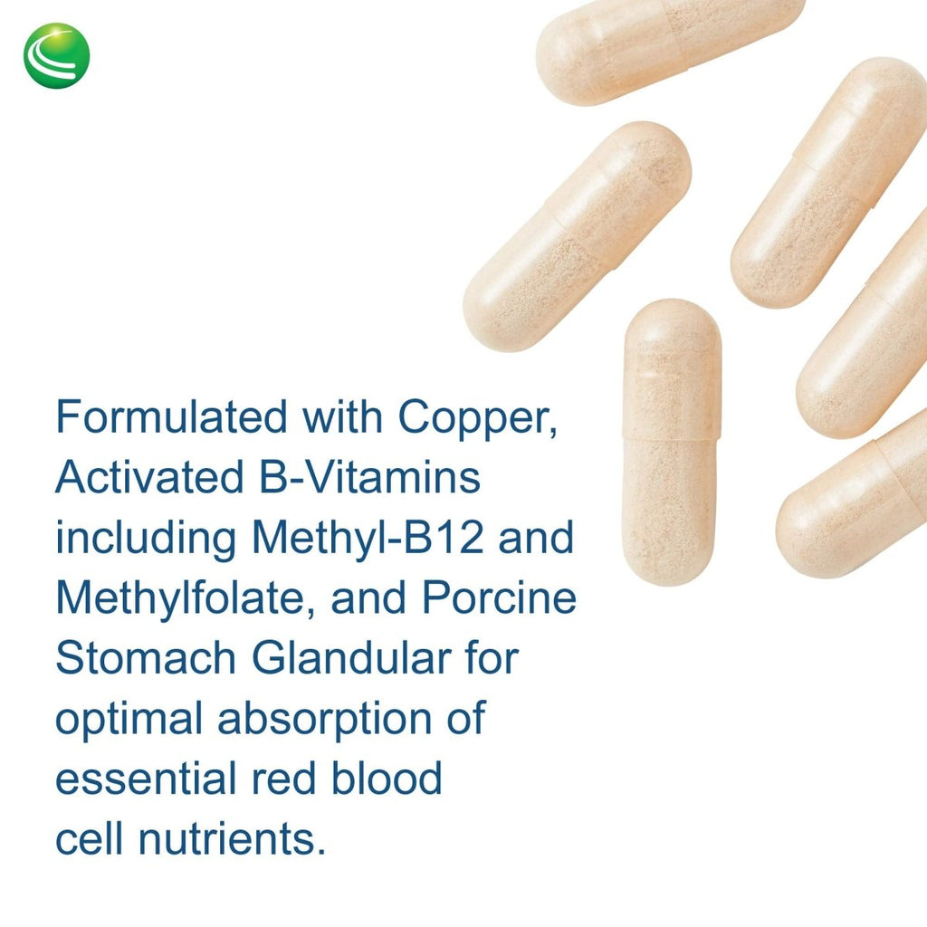 Nutra BioGenesis - Ultra Hematinic -, Soutien des globules rouges et énergie - 60 capsules