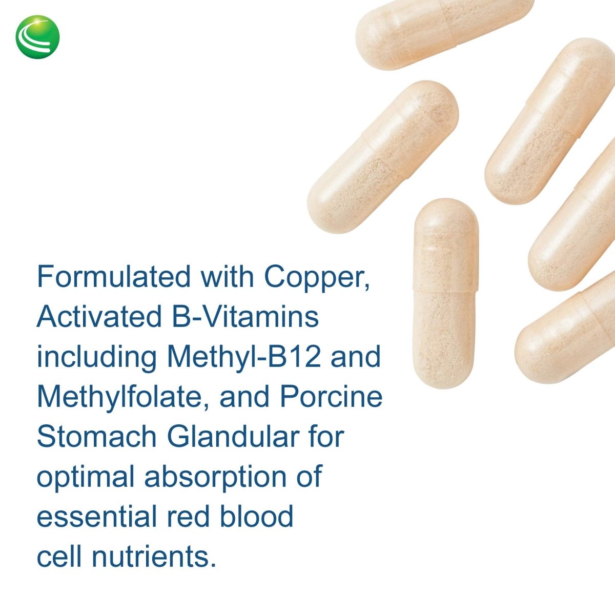 Nutra BioGenesis - Ultra Hematinic -, Soutien des globules rouges et énergie - 60 capsules