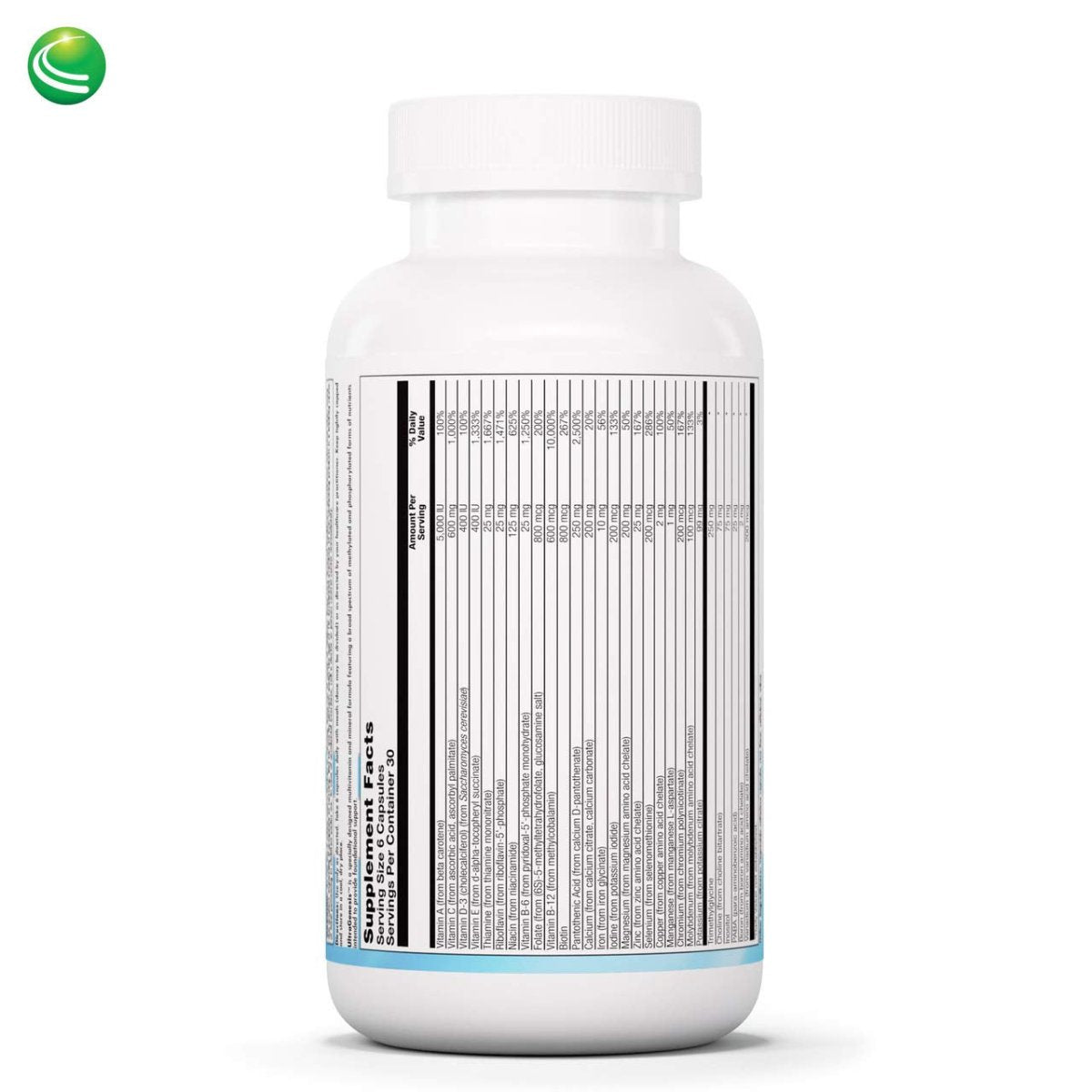 Nutra BioGenesis - UltraGenesis - Multivitamines hypoallergéniques biodisponibles à spectre complet - 180 gélules