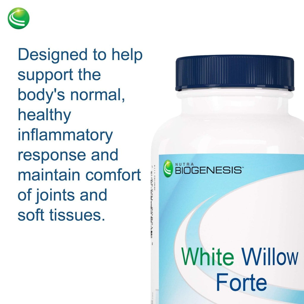 Nutra BioGenesis - Saule Blanc Forte - 120 Gélules