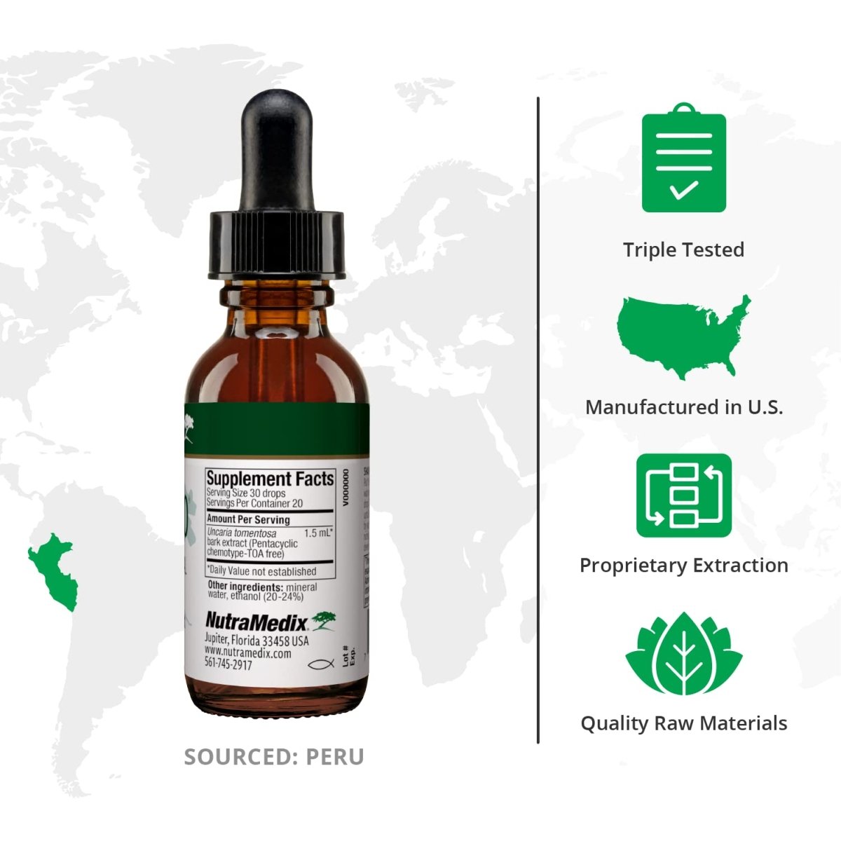 Teinture de Samento NutraMedix 30 ml