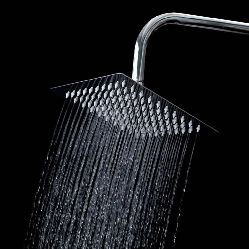 Pommeau de douche cascade ultra-plat carré Nuvita
