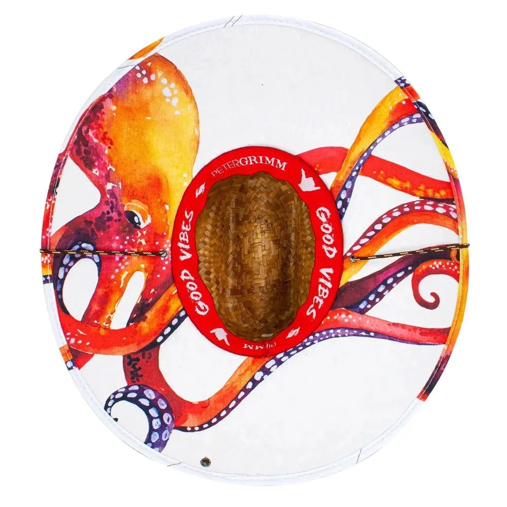 Peter Grimm Octopus - Chapeau de sauveteur en paille