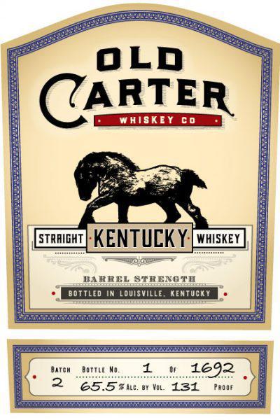 Old Carter Kentucky Straight Whiskey – Lot 2 | Édition limitée en petite série (750 ml)