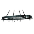 Support de casserole suspendu ovale mat noir Old Dutch