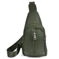 Sac à bandoulière croisé Olive avec sangle réglable