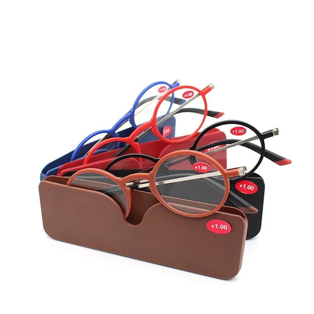 Lunettes de lecture optiques pour hommes lumière bleue, lunettes de vue masculines TR90 rondes, lunettes de soleil pour femmes, petite monture, lunettes de soleil pour femmes