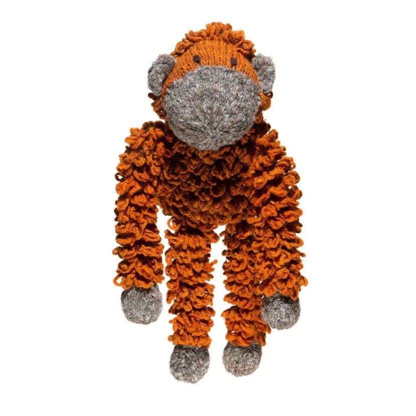 Buddy en tricot de laine | Opal l'orang-outan
