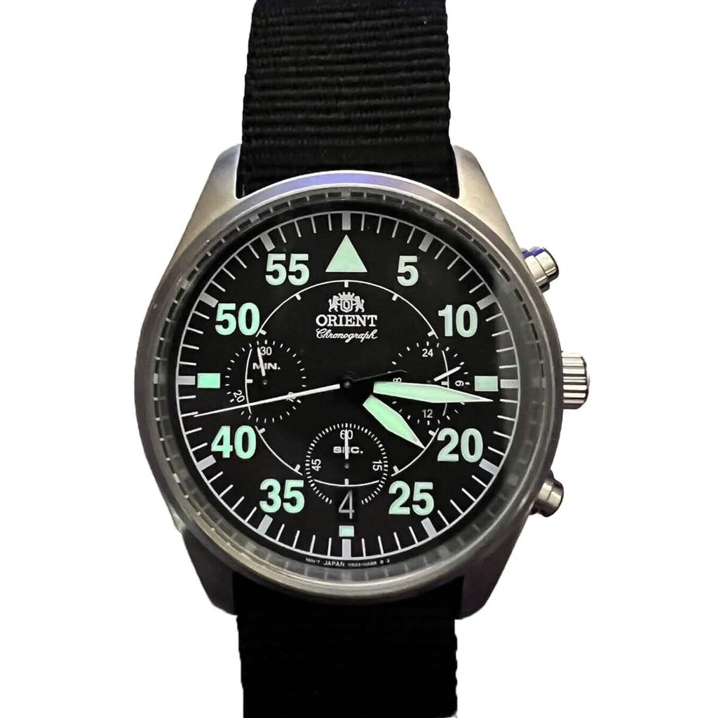 ORIENT VR32-UAB0 Montre Homme à Quartz-Chronographe avec Date (Reconditionnée)