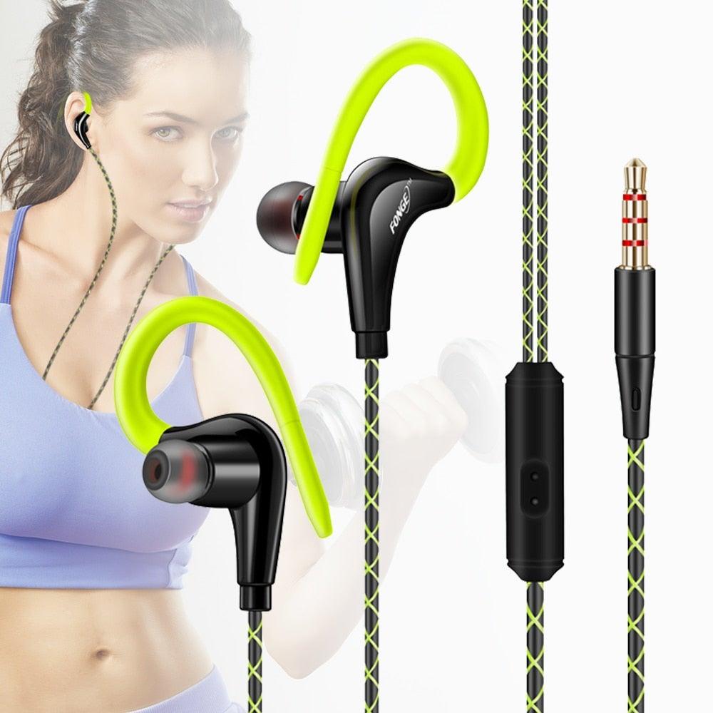 Écouteurs Bluetooth de sport d'origine avec étui de chargement pour le sport, la course, l'entraînement, casque Super Bass, étanche à la transpiration avec micro et crochet d'oreille