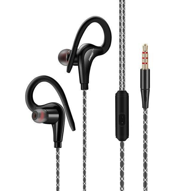 Écouteurs Bluetooth de sport d'origine avec étui de chargement pour le sport, la course, l'entraînement, casque Super Bass, étanche à la transpiration avec micro et crochet d'oreille