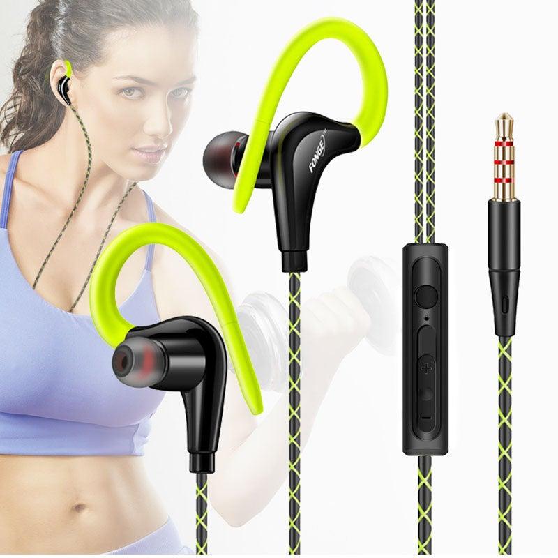 Écouteurs Bluetooth de sport d'origine avec étui de chargement pour le sport, la course, l'entraînement, casque Super Bass, étanche à la transpiration avec micro et crochet d'oreille