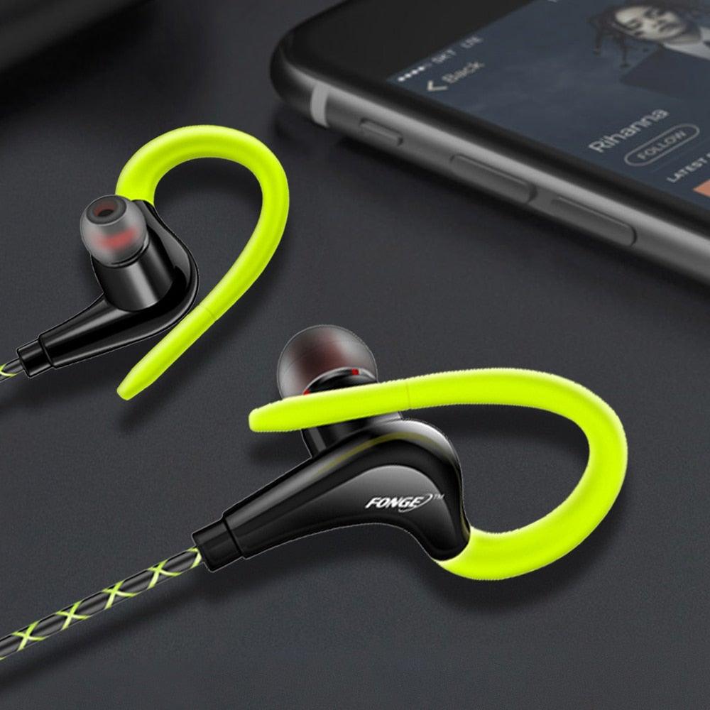 Écouteurs Bluetooth de sport d'origine avec étui de chargement pour le sport, la course, l'entraînement, casque Super Bass, étanche à la transpiration avec micro et crochet d'oreille