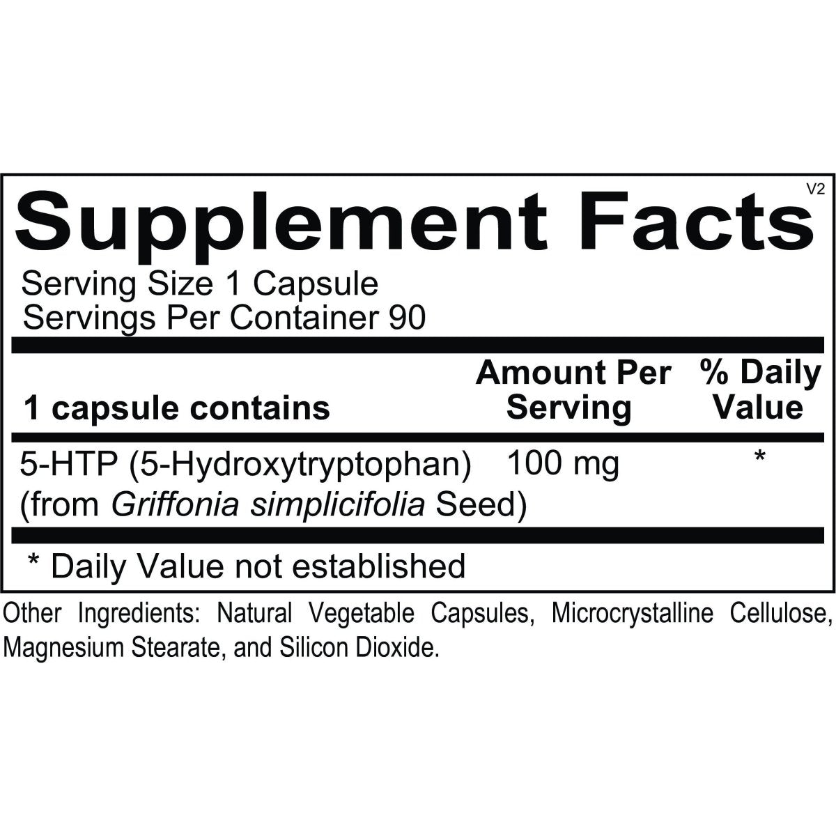 Ortho Molecular 5-HTP 100 mg 90 gélules
