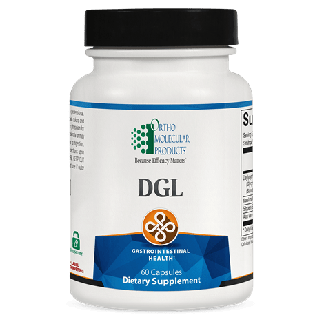 Ortho Molecular DGL 60 gélules
