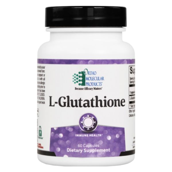 Ortho Molecular L-Glutathione 60 Capsules