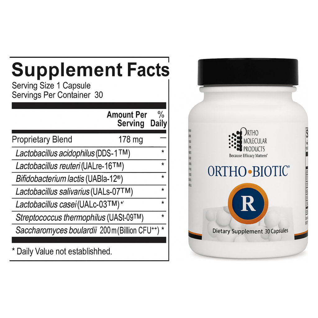 Ortho Molecular Product Ortho Biotic® R 30 capsules