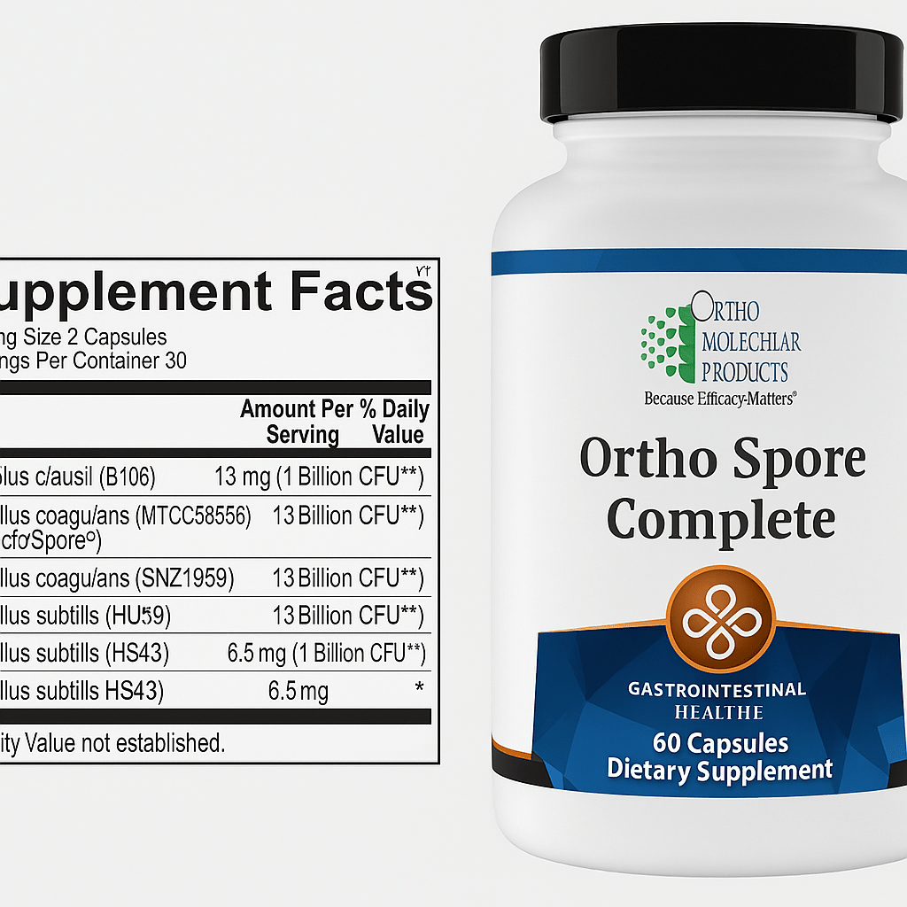 Ortho Molecular Products Ortho Spore Complete, 60 capsules