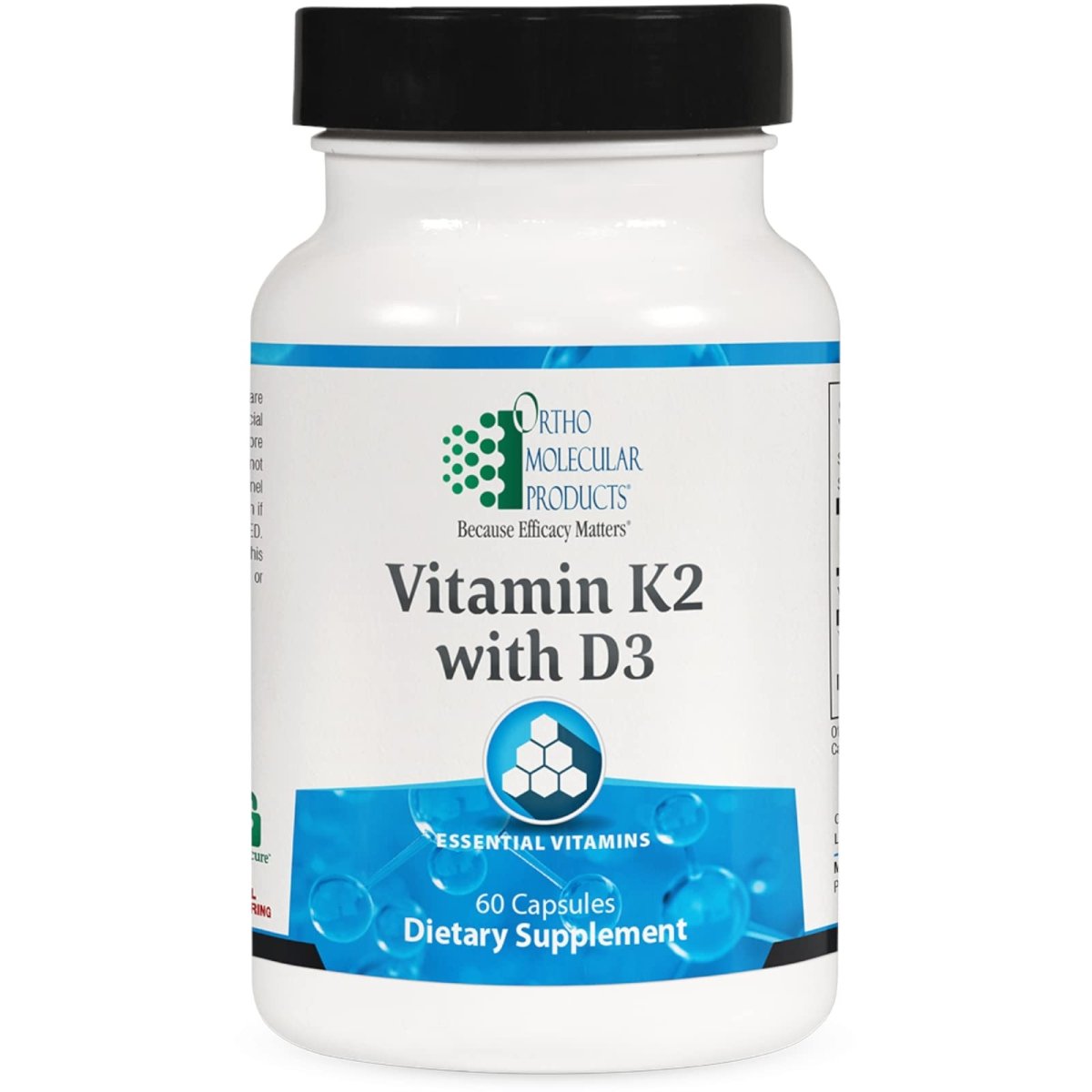Ortho Molecular Products, Vitamine K2 avec D3 60 gélules