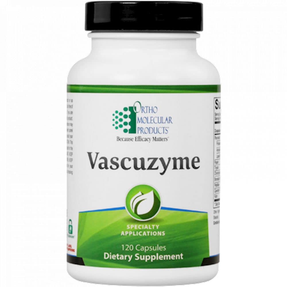 Ortho Molecular Vascuzyme 120 Capsules