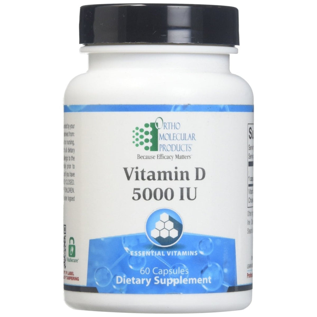 Ortho Molecular - Vitamine D 5000 UI - 60 gélules