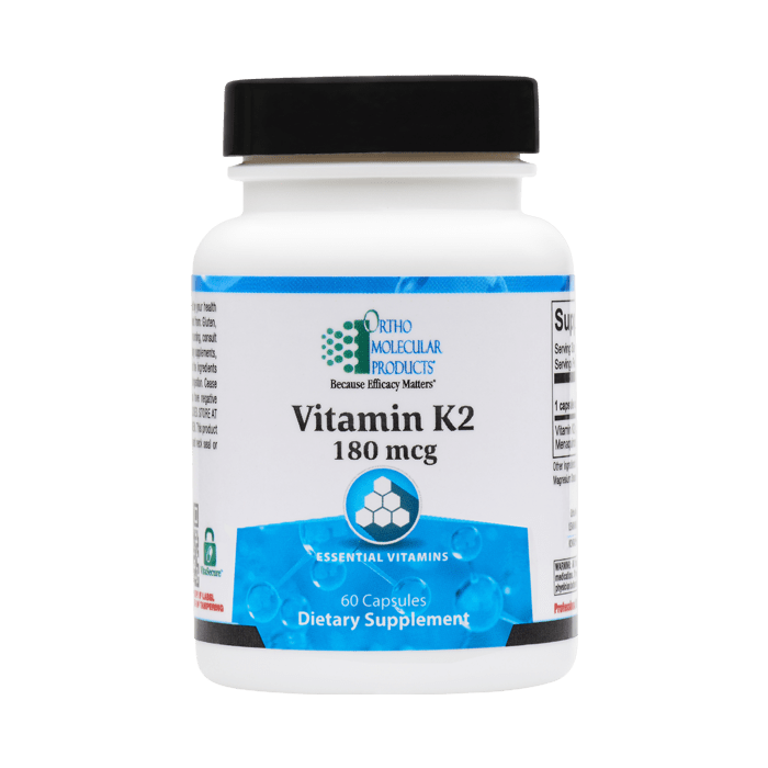 Vitamine K2 Ortho Molecular 180 mcg 60 gélules végétales
