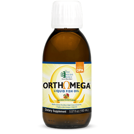 Orthomega Huile de Poisson Liquide – Mangue 150 ml