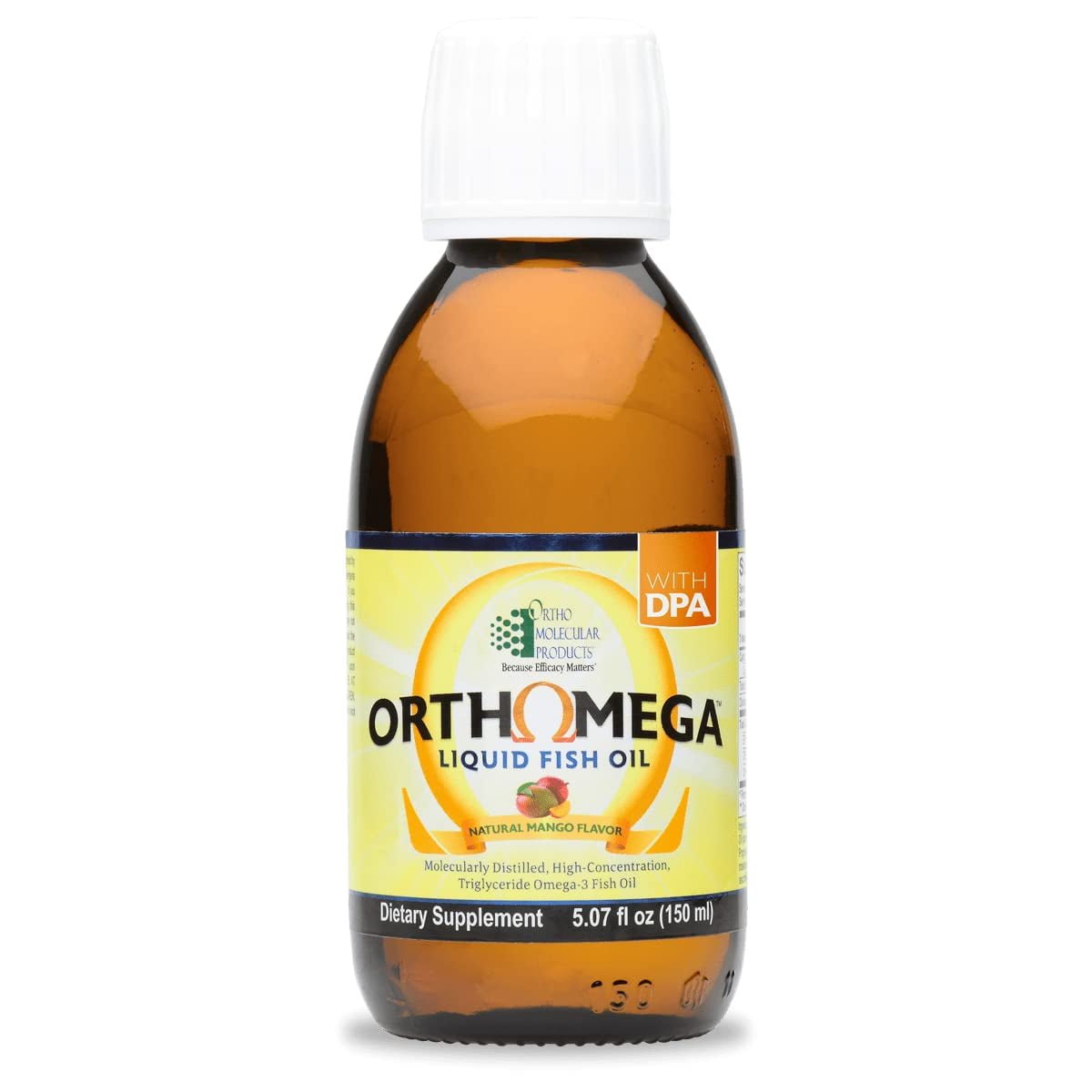 Orthomega Huile de Poisson Liquide – Mangue 150 ml