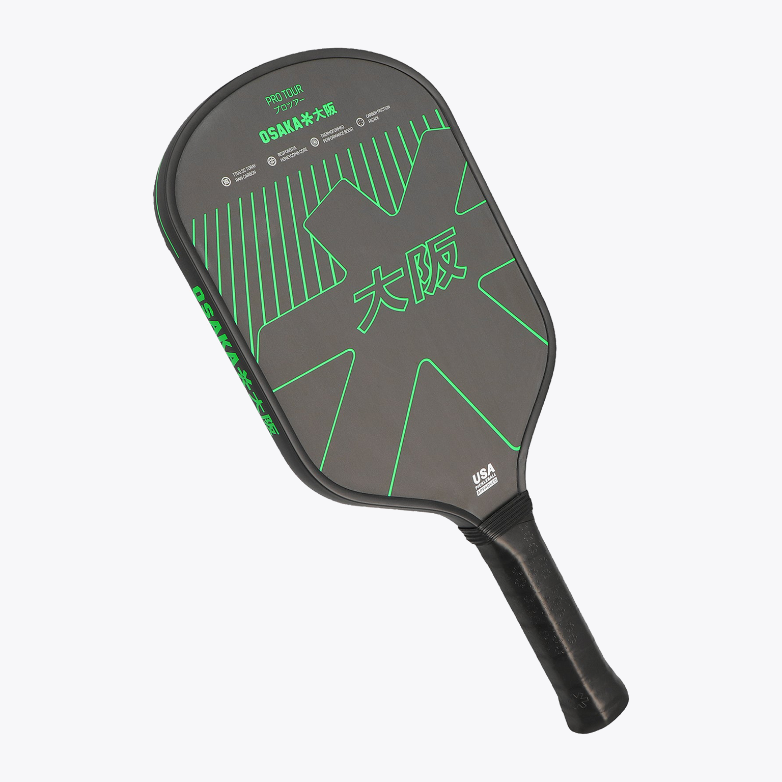 Raquette de Pickleball Osaka Pro Tour | Noir emblématique