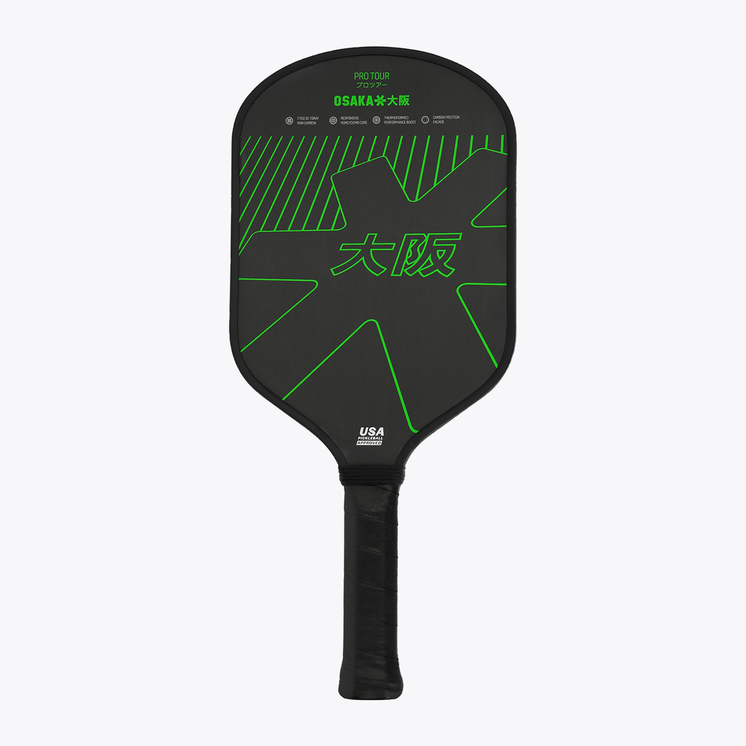 Raquette de Pickleball Osaka Pro Tour | Noir emblématique