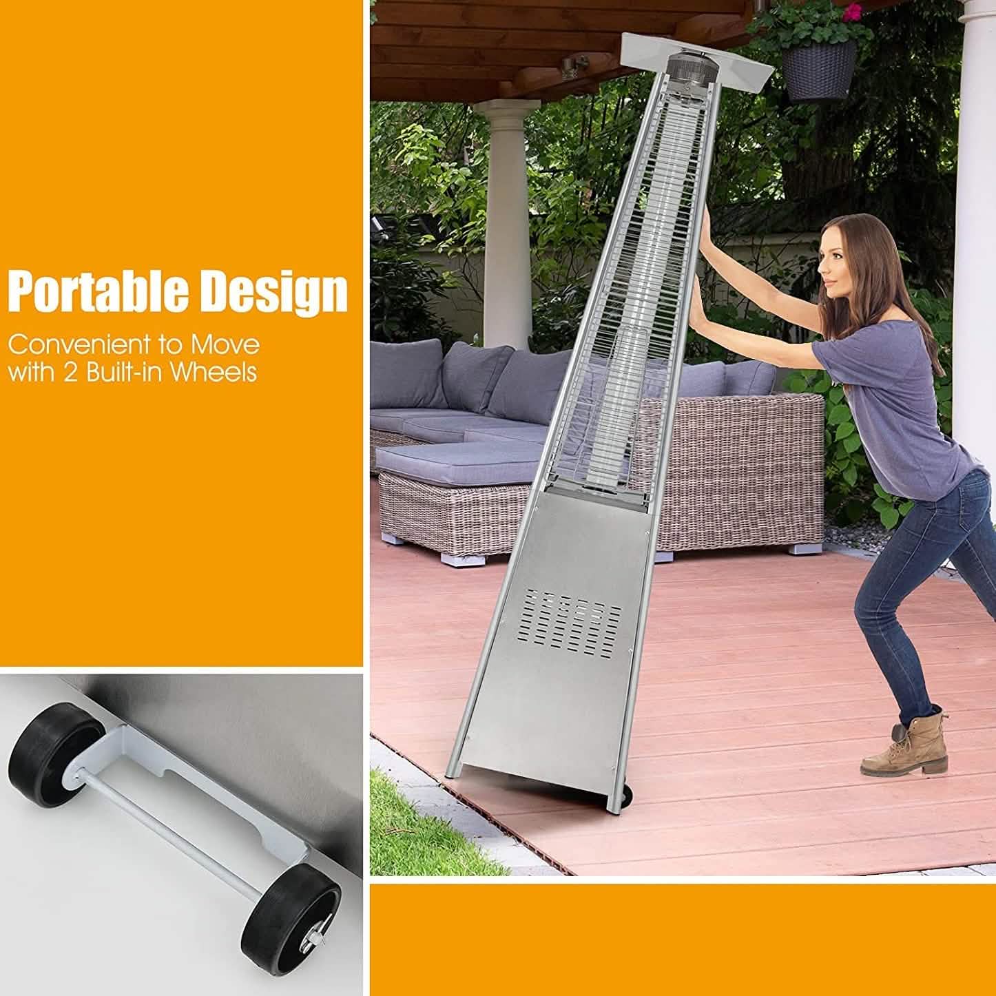 Chauffage de terrasse au propane