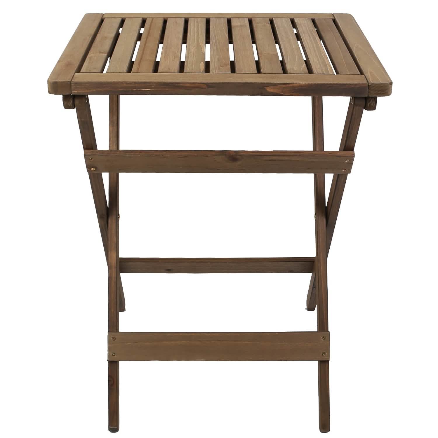 Table d'appoint d'extérieur, table pliante portable
