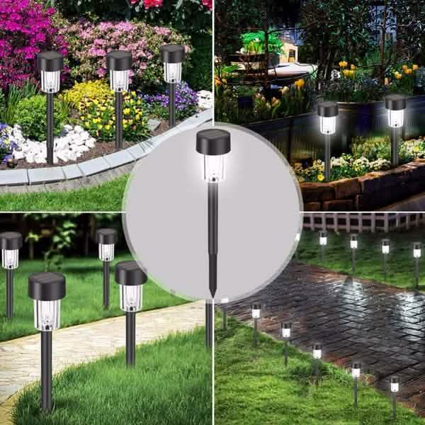 Lampes solaires LED extérieures et lampes LED de jardin