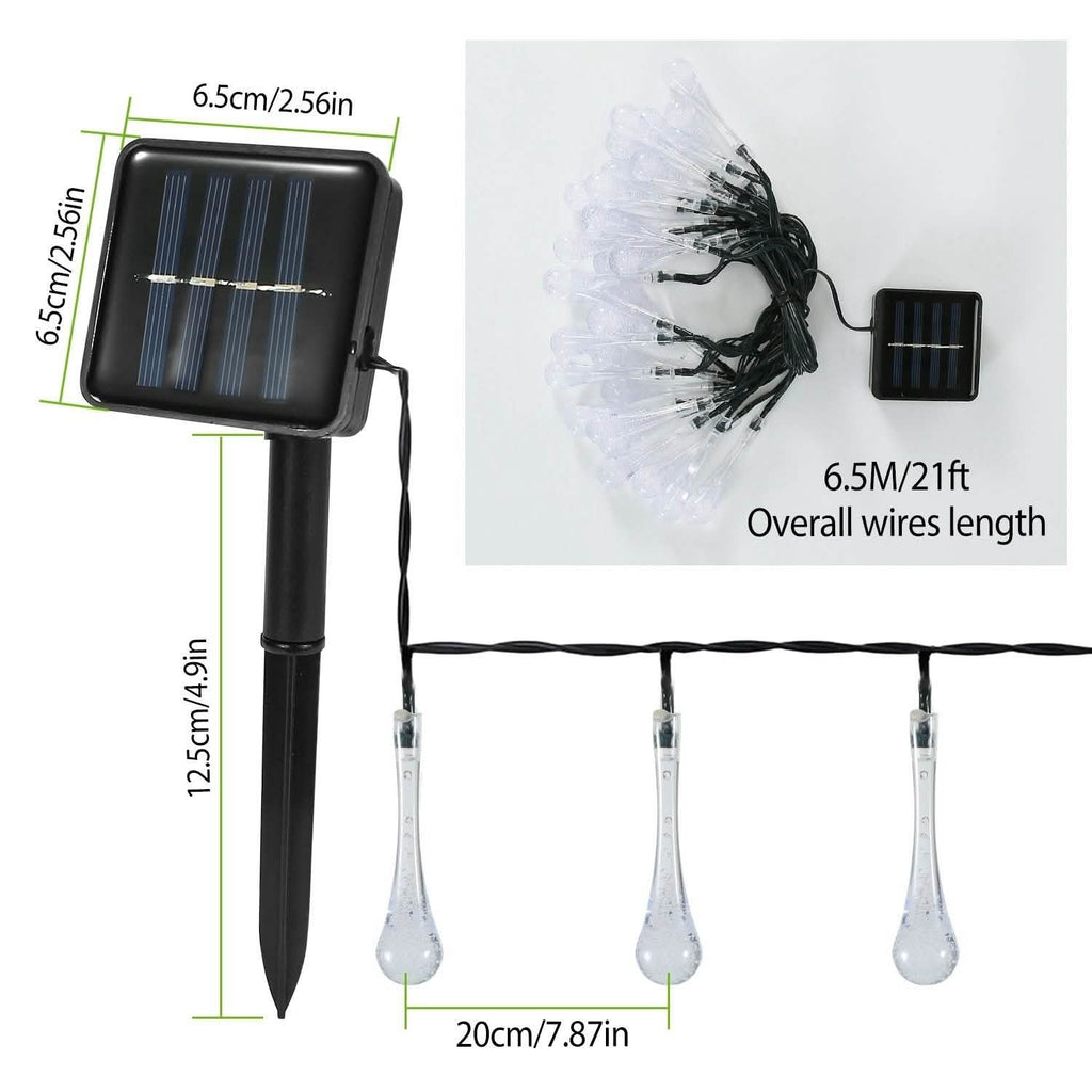 Guirlande lumineuse solaire extérieure