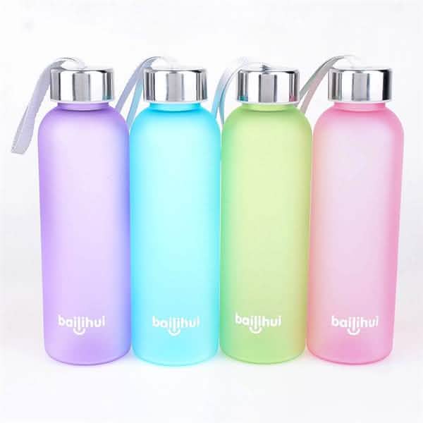 Bouteille d'eau givrée portable pour sports de plein air
