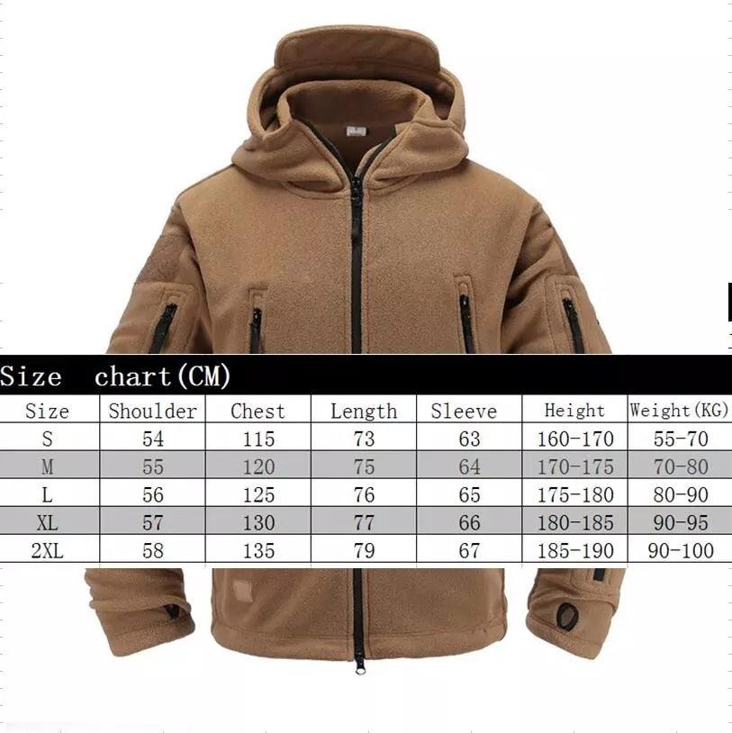 Veste polaire tactique d'extérieur légère uniforme douce décontractée à capuche Manteau polaire thermique Veste à capuche Vêtements de sport de plein air Randonnée Camping Vestes d'entraînement Homme Vêtements d'automne chauds et thermiques