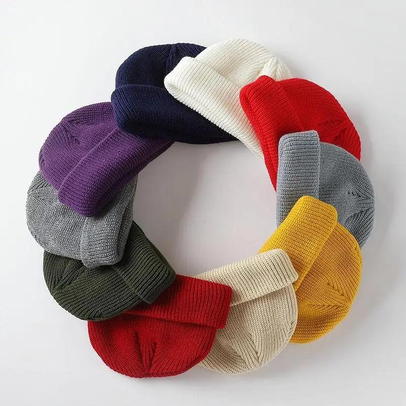 Bonnet court confortable unisexe taille unique pour homme et femme, chaud, doux, pour l'extérieur