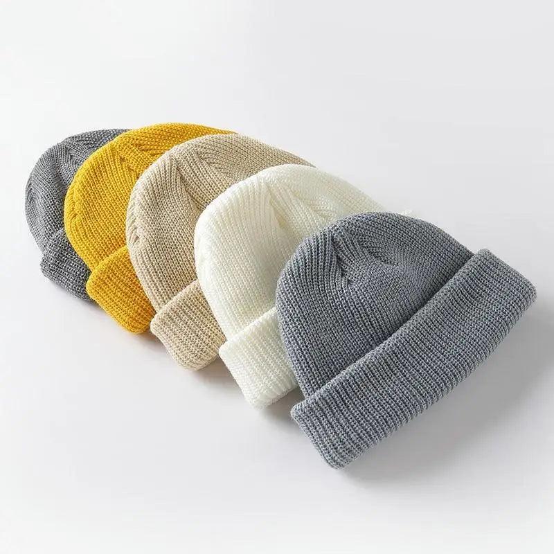 Bonnet court confortable unisexe taille unique pour homme et femme, chaud, doux, pour l'extérieur