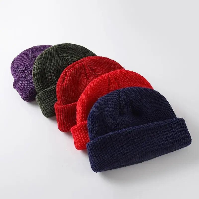 Bonnet court confortable unisexe taille unique pour homme et femme, chaud, doux, pour l'extérieur