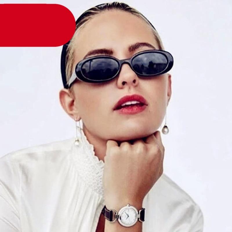 Lunettes de soleil ovales pour femmes, lunettes de créateur rétro pour femmes/hommes, petites lunettes pour femmes, lunettes de soleil minuscules années 90, lunettes de soleil ovales polarisées rétro, lunettes teintées