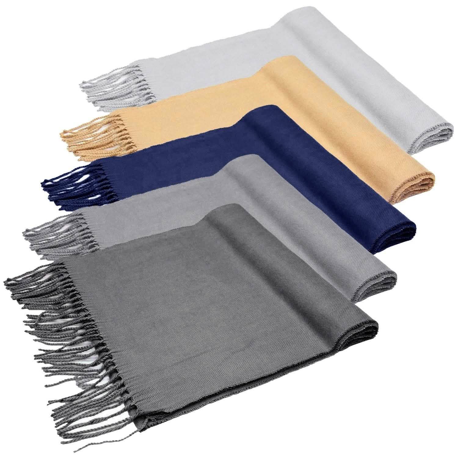 Plaid Écharpe Châle Couverture Surdimensionné en Cachemire et Laine