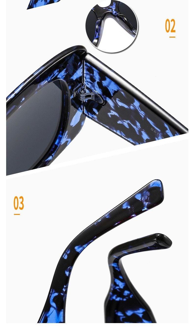 Lunettes de soleil oversize léopard, uniques et attrayantes, de marque, pour femmes et hommes, monture de luxe marron, lunettes de soleil carrées de luxe, lunettes de soleil carrées dégradées de luxe