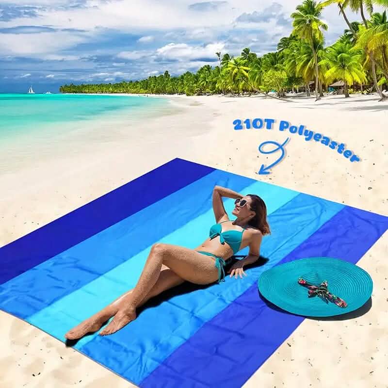 Couverture de plage imperméable surdimensionnée