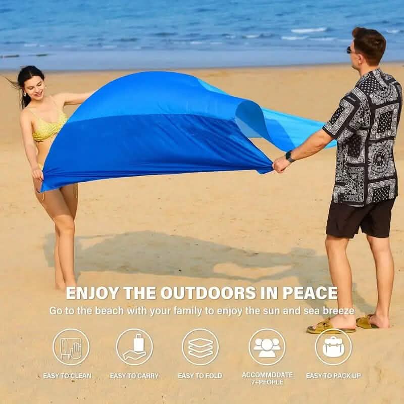 Couverture de plage imperméable surdimensionnée