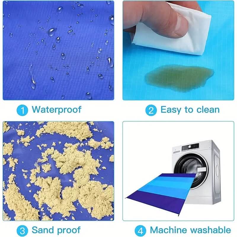 Couverture de plage imperméable surdimensionnée