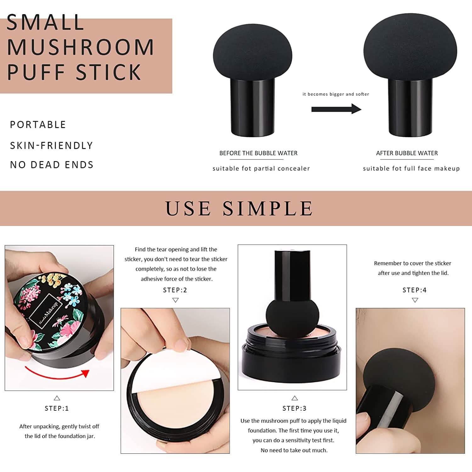 Crème BB Air Cushion à tête de champignon Ownest