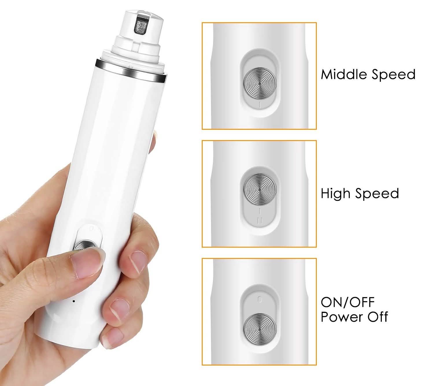 Kit d'outils pour coupe-ongles rechargeable Ownpets pour animaux de compagnie