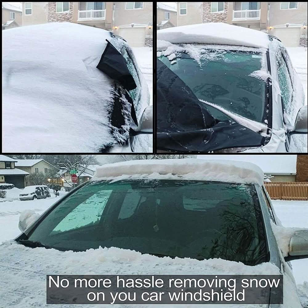 Pare-brise OxGord : Housse anti-neige, raclette à glace et protecteur de visière