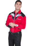 Chemise Western Scully Four Ace Embroidery pour homme