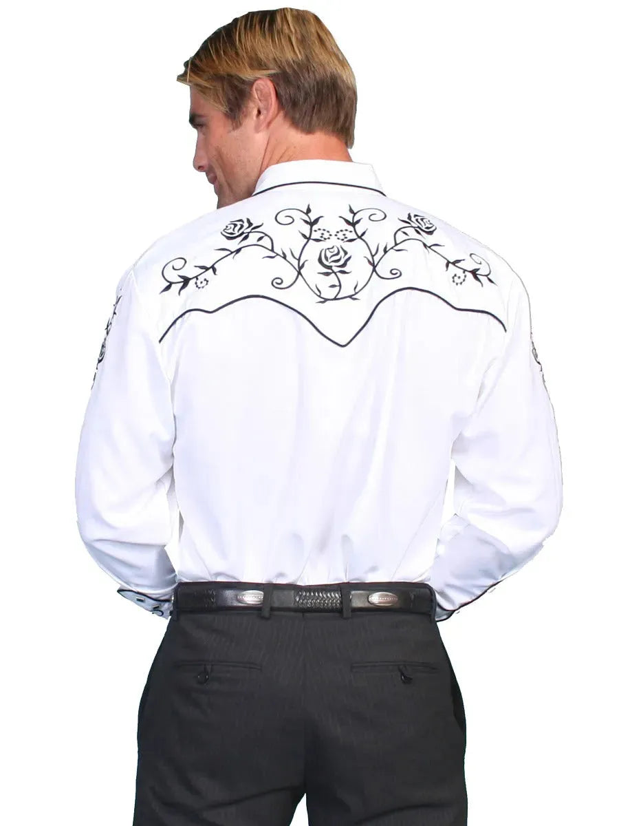 Chemise western Scully Rose Colored Glasses pour hommes